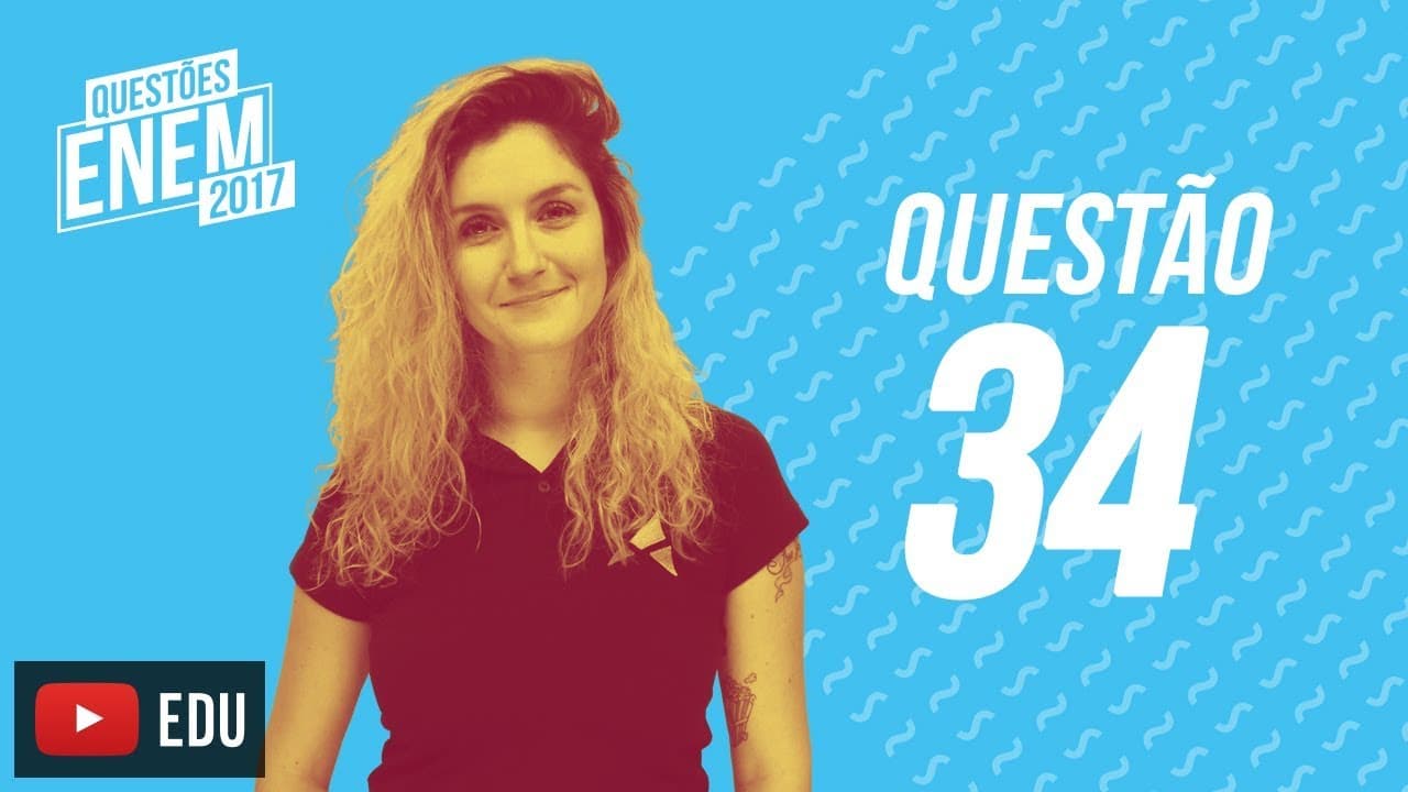Thumbnail: Enem 2017 - Linguagens | Questão 34 (Caderno Amarelo)