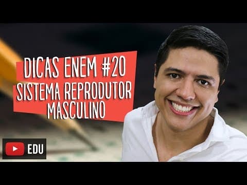 Thumbnail da aula: SISTEMA REPRODUTOR MASCULINO - DICA ENEM BIOLOGIA #20  - Prof. Kennedy Ramos