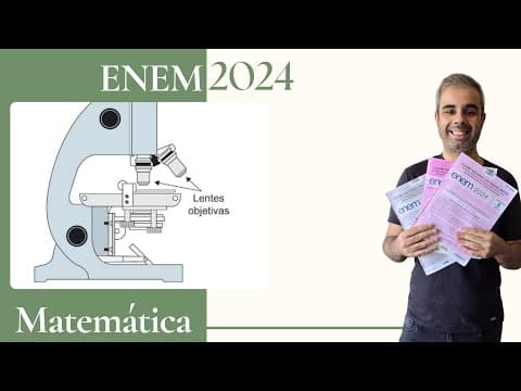 Thumbnail da aula: ENEM 2024 - O tamanho mínimo que a visão humana é capaz de visualizar sem o uso de equipamento
