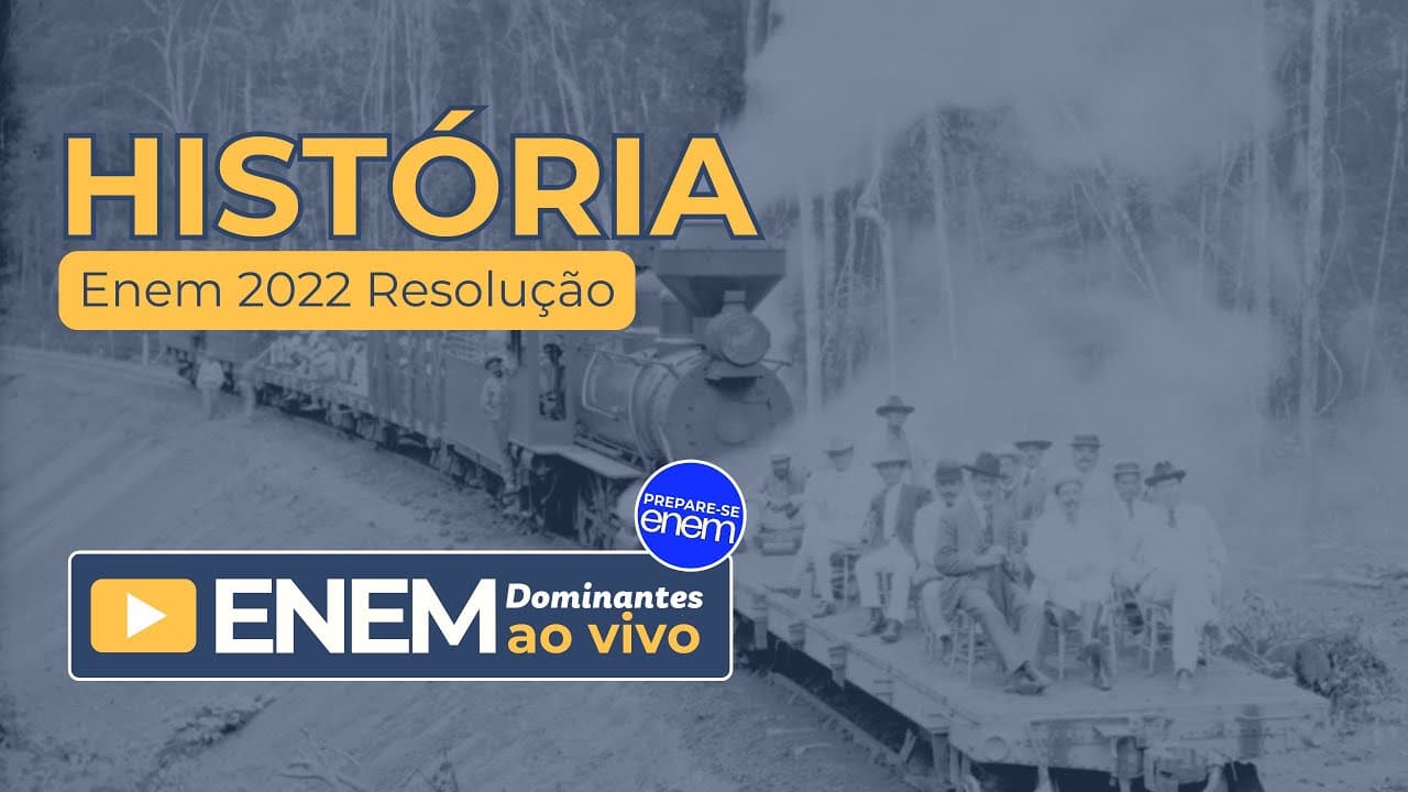 Thumbnail: História Enem 2022 Resolução! Aula ao vivo Intensivo Enem