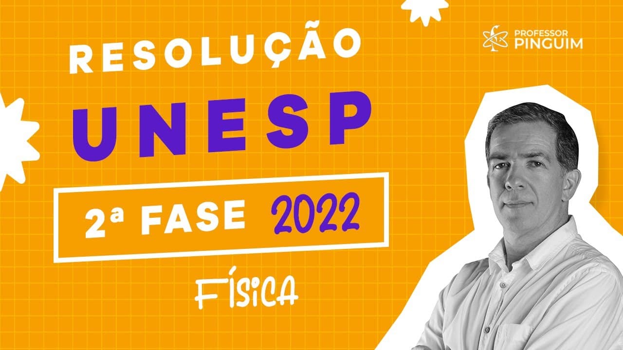 Thumbnail: Resolução UNESP Segunda Fase 2022 🐧  Professor Pinguim