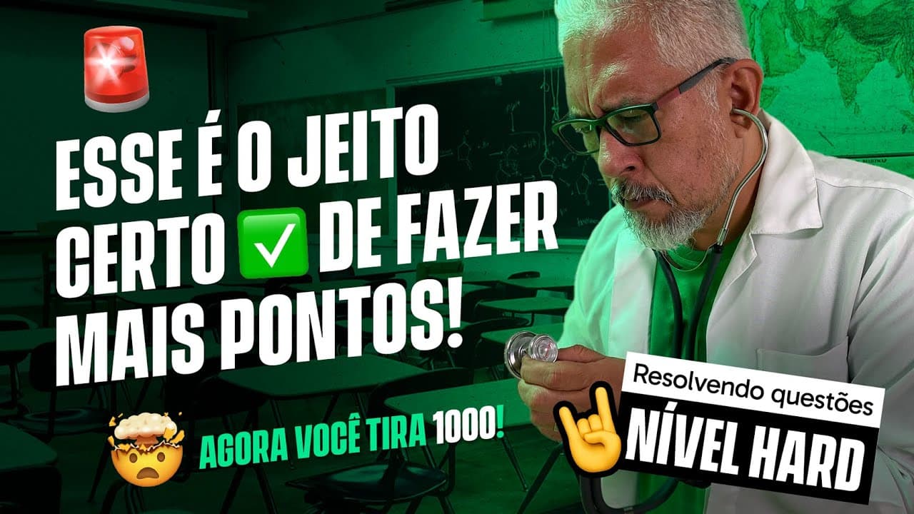 Thumbnail: COMO PONTUAR BEM NAS DISCURSIVAS | MODO MEDICINA #1