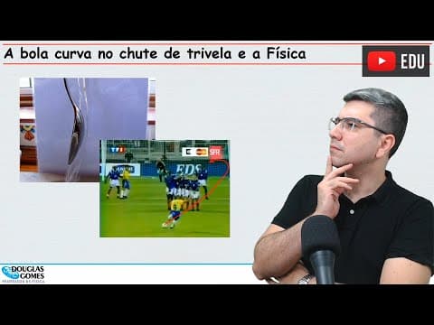 Thumbnail da aula: A bola curva no chute de trivela e a Física | Física do cotidiano/do esporte