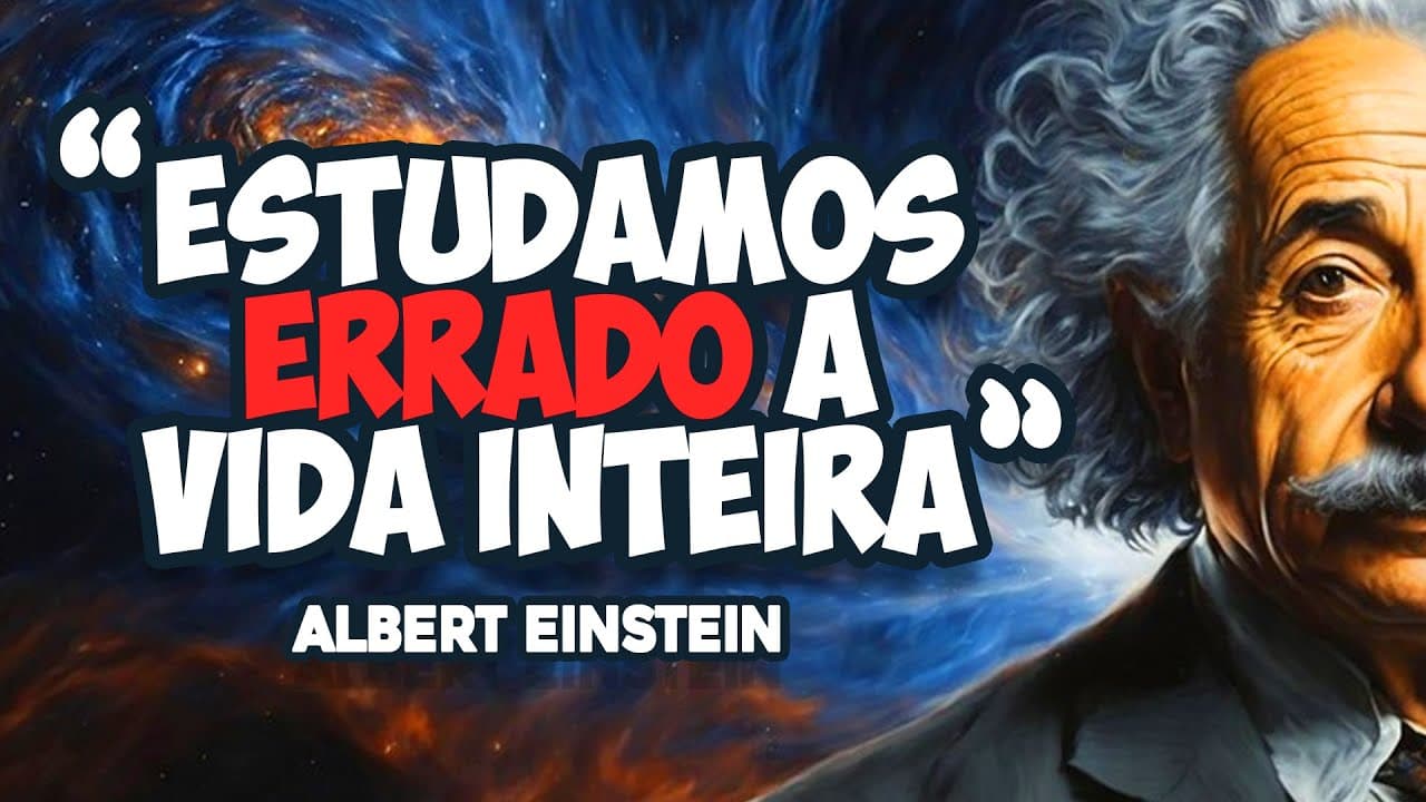 Thumbnail: ⚛️ A ORDEM CERTA DE ESTUDAR QUÍMICA (segundo Einstein)