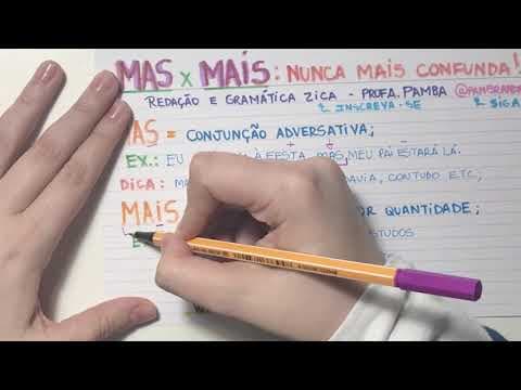 Thumbnail da aula: MAS x MAIS: APRENDA A USAR E NUNCA MAIS ERRE! - Profa. Pamba