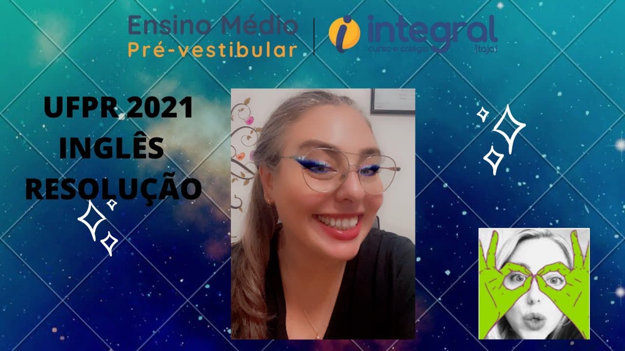 Thumbnail: UFPR 2021 Vestibular - Resolução da Prova de Inglês -  Aprendendo Inglês