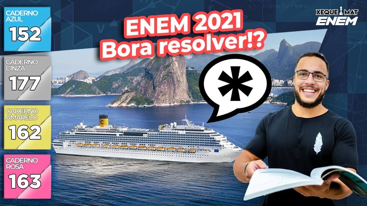 Thumbnail: 🟣 Questão 152 - Caderno Azul | Função do 2 Grau | MATEMÁTICA ENEM 2021