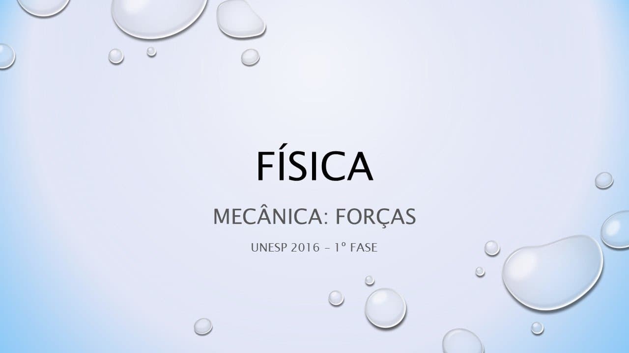 Thumbnail: UNESP - 2016 - [1ª Fase - Física] (Q 78 - ver.1)