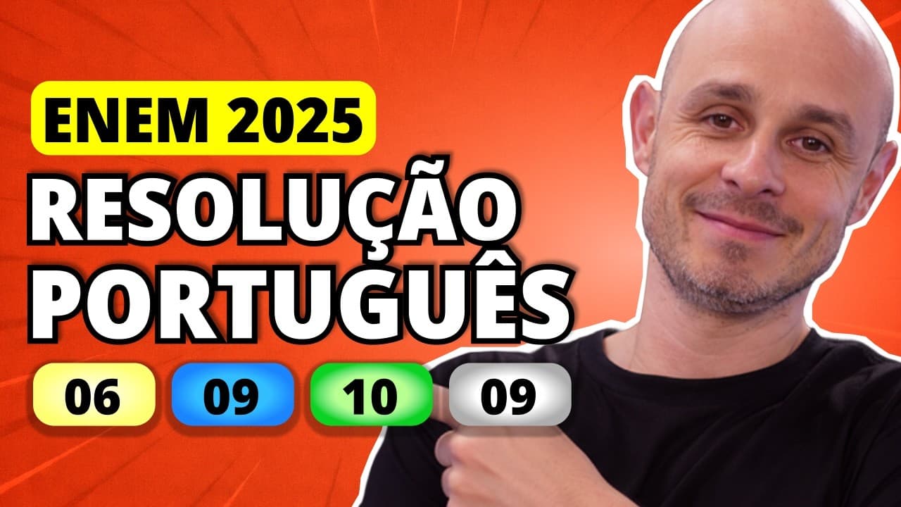 Thumbnail: ENEM 2025 Linguagens – Questão 6 | A autora conclui que as novas tecnologias de escrita