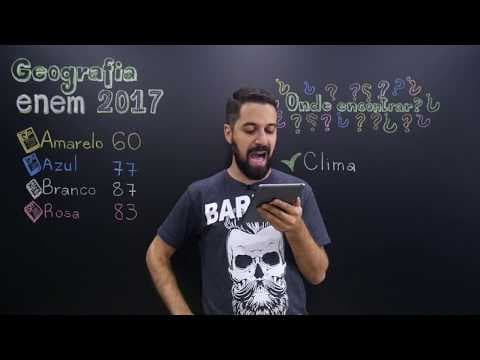 Thumbnail da aula: ENEM 2017 - Questão 60 de Geografia (Caderno Amarelo)