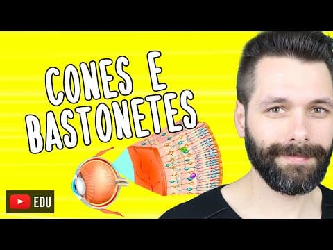 Thumbnail da aula: CONES E BASTONESES - As células da Visão | Biologia com Samuel Cunha