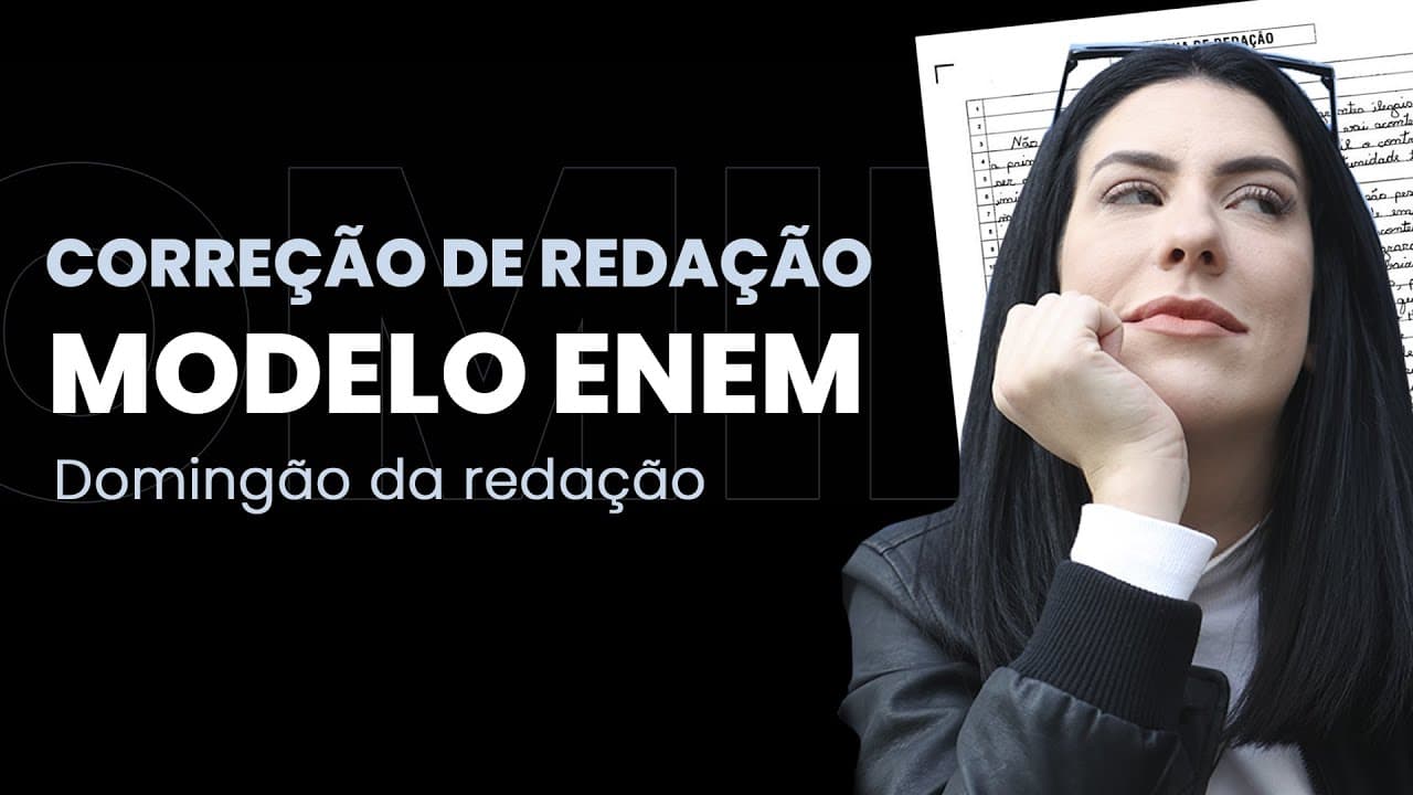 Thumbnail: Correção de redação modelo Enem: pessoas em situação de rua | Domingão da Redação