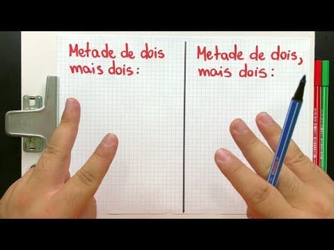 Thumbnail da aula: 🔥 METADE DE DOIS MAIS DOIS ou A Importância da Vírgula | feat. Professor Noslen Borges