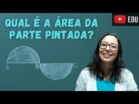Thumbnail da aula: ÁREA DO CÍRCULO - Professora Angela