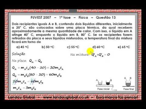 Thumbnail da aula: FUVEST USP 2007 FIS P1 Q13