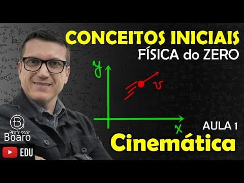 Thumbnail da aula: CONCEITOS INICIAIS - Cinemática - FÍSICA do ZERO - AULA 1