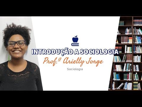 Thumbnail da aula: Sociologia | Introdução a sociologia | Aula 01