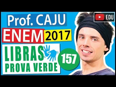Thumbnail da aula: [ENEM Libras 2017] 157 📗 SISTEMA DE NUMERAÇÃO DECIMAL César Augusto Cielo Filho é um nadador