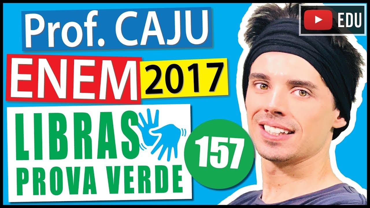 Thumbnail: [ENEM Libras 2017] 157 📗 SISTEMA DE NUMERAÇÃO DECIMAL César Augusto Cielo Filho é um nadador