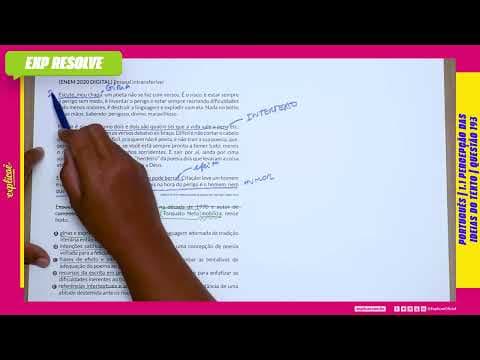Thumbnail da aula: PESSOAL INTRANSFERÍVEL ESCUTE, MEU CHAPA: UM POETA NÃO SE FAZ(...) | PERCEPÇÃO DAS IDEIAS DO TEXTO