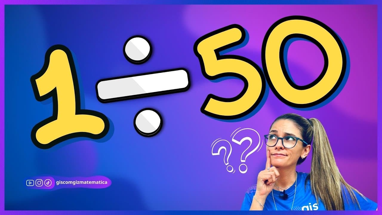 Thumbnail: ❌NÃO ERRE❌ DIVIDENDO menor que o DIVISOR | DIVISÃO |