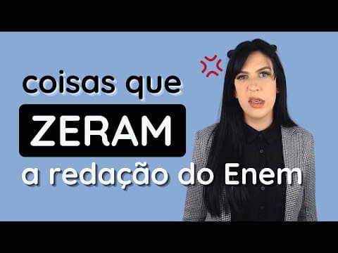 Thumbnail da aula: O que mudou nas situações de nota zero da redação do Enem