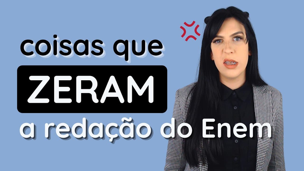 Thumbnail: O que mudou nas situações de nota zero da redação do Enem