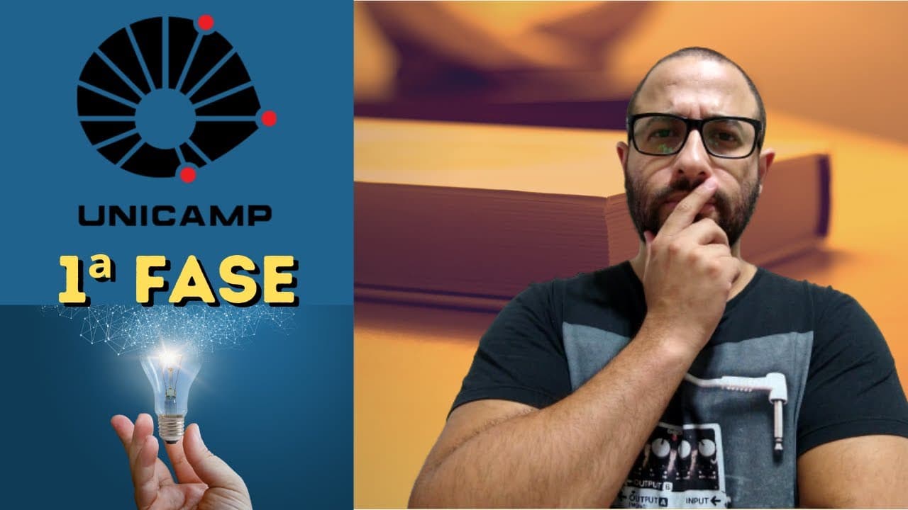 Thumbnail: UNICAMP | O que mais CAI na 1ª FASE? [Prova de Língua Portuguesa]
