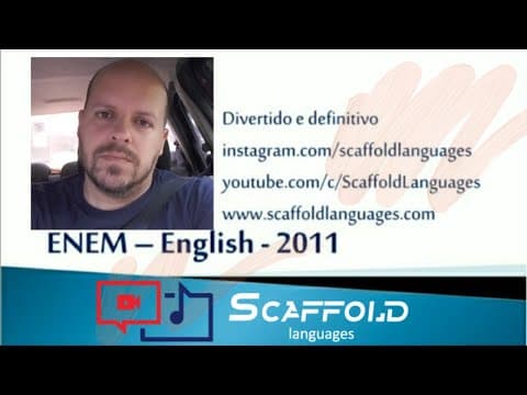 Thumbnail da aula: ENEM 2011 - Língua Inglesa - Resolução, Estratégias e Comentários