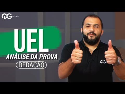 Thumbnail da aula: UEL: Análise Histórica das Provas de Redação | QG do ENEM