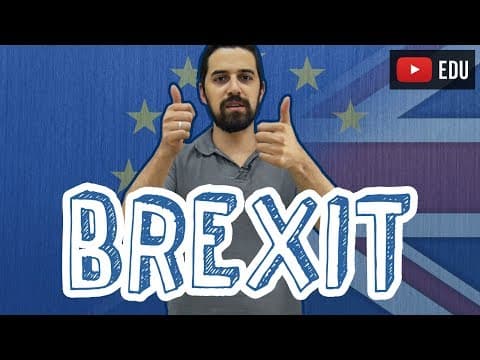 Thumbnail da aula: ATUALIDADES | BREXIT: Saída do Reino Unido da União Europeia (Enem 2022)