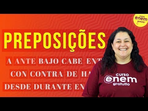 Thumbnail da aula: PREPOSIÇÕES NO ESPANHOL | Resumo de Espanhol para o Enem