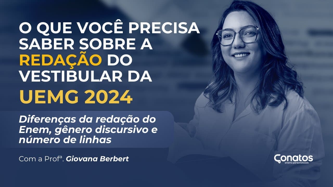 Thumbnail: O que você precisa saber sobre a redação do vestibular da UEMG 2024