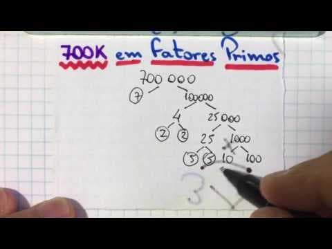 Thumbnail da aula: ⏱ ÁRVORE DA DECOMPOSIÇÃO EM FATORES PRIMOS 👉 Minuto Matemática
