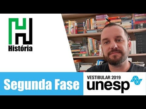Thumbnail da aula: RESOLUÇÃO UNESP 2019 -  Segunda Fase História (Resolução Comentada e Gabarito)