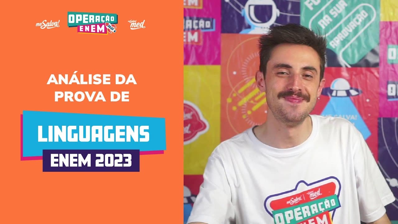 Thumbnail: Comentando a PROVA DE LINGUAGENS | ENEM 2023 | Me Salva! ENEM