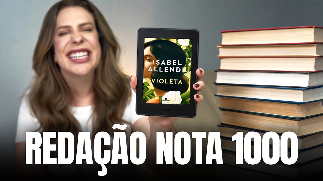 Thumbnail: Livros para passar no Enem e vestibular