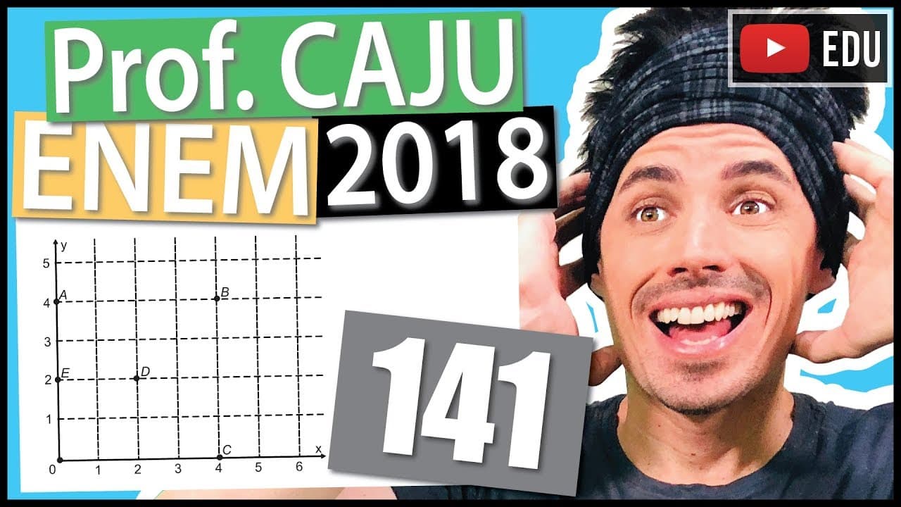 Thumbnail: [ENEM 2018] 141 📓 GEOMETRIA ANALÍTICA Um jogo pedagógico utiliza-se de uma interface algébrico