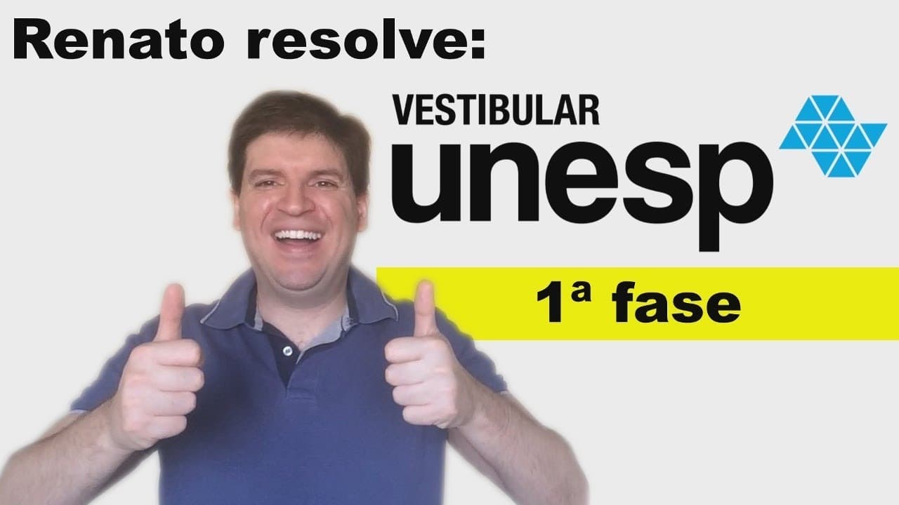 Thumbnail: UNESP 2019 Questão 86 (A MAIS DIFÍCIL DE MATEMÁTICA)