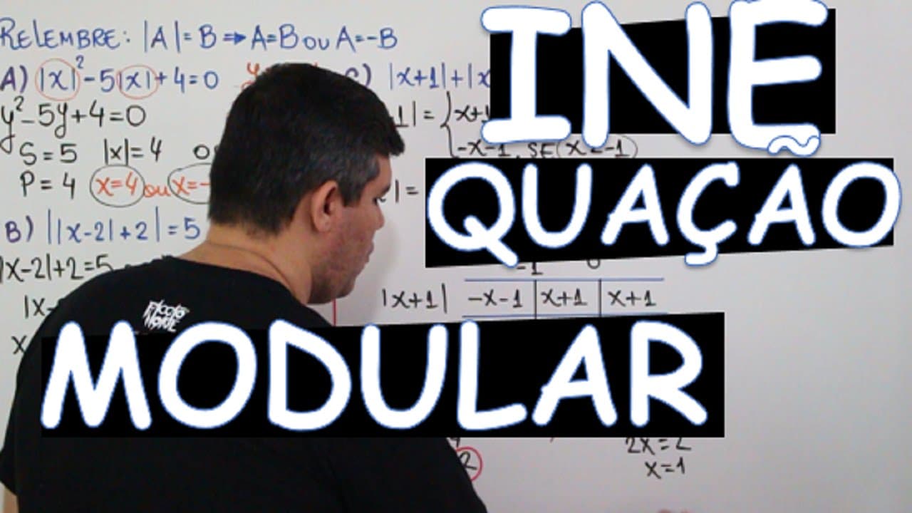 Thumbnail: FUNÇÃO MODULAR : INEQUAÇÕES MODULARES