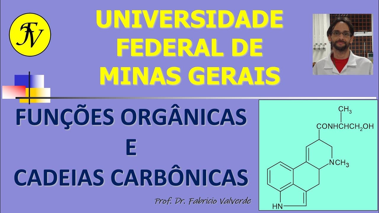 Thumbnail: Questão UFMG - Passo-a-Passo - Funções orgânicas, Grupos funcionais e Cadeias carbônicas