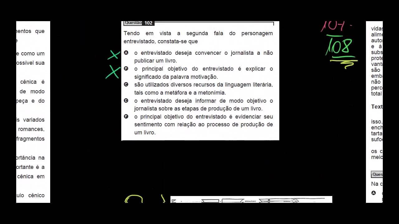 Thumbnail: ENEM 2009 Linguagens q100 111 # 17