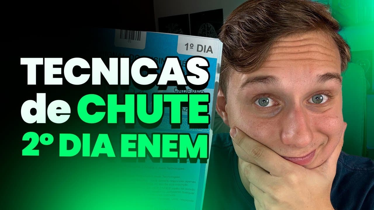 Thumbnail: Como CHUTAR e ACERTAR no 2º DIA do ENEM! (Matemática e Natureza)