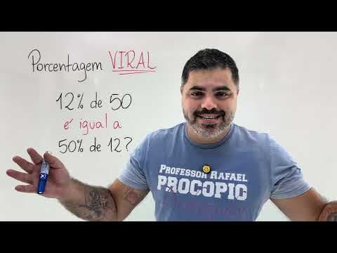Thumbnail da aula: 🤯 12% de 50 é igual a 50% de 12: o que está por trás do truque  da PORCENTAGEM REVERSÍVEL
