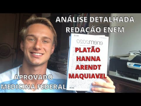 Thumbnail da aula: MINHA REDAÇÃO DO ENEM 2020 (Análise Completa) I Marcos Vasconcellos