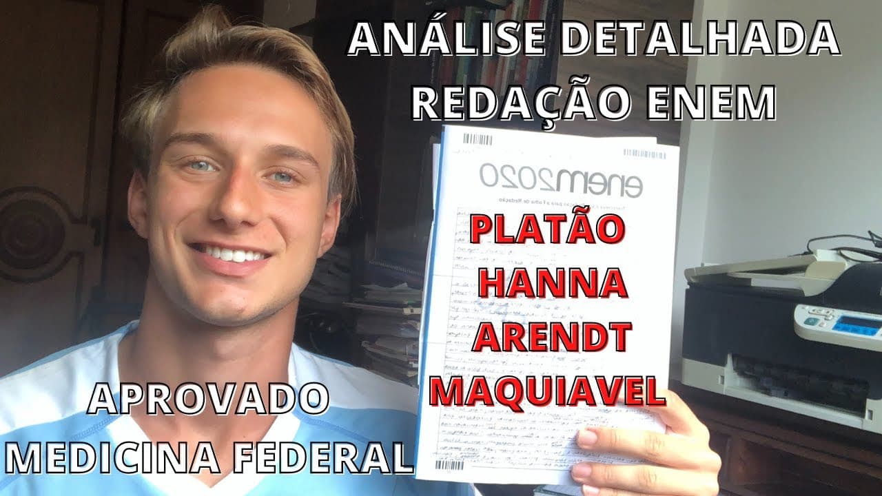 Thumbnail: MINHA REDAÇÃO DO ENEM 2020 (Análise Completa) I Marcos Vasconcellos