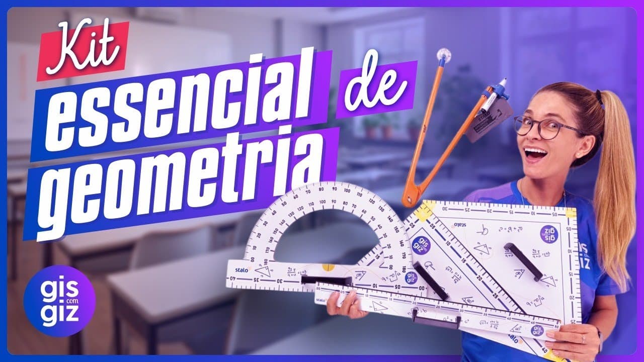 Thumbnail: Como ensinar GEOMETRIA de forma prática e visual! 📐