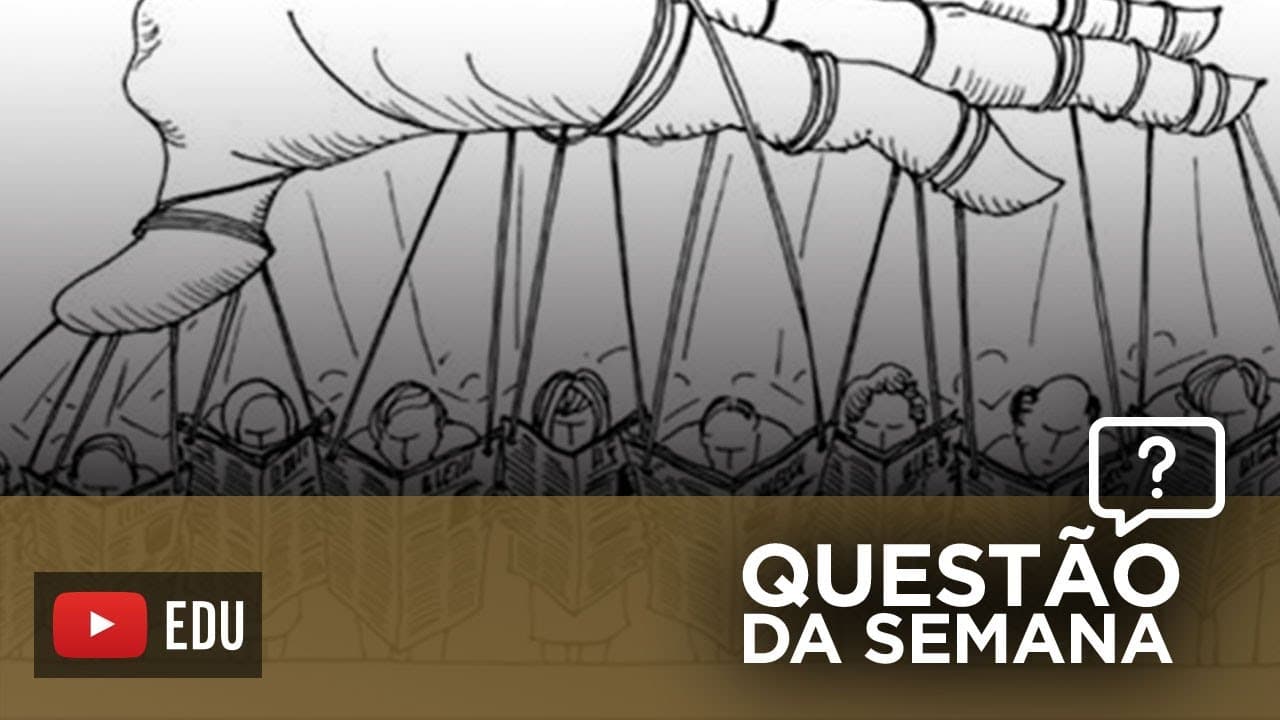 Thumbnail: SOCIOLOGIA NO ENEM  | A MANIPULAÇÃO DA MÍDIA #enem #sociologia #movimentossociais #midia