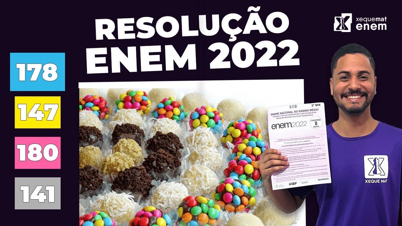 Thumbnail: 🔘Questão 178 - Caderno Azul | Geometria Espacial | MATEMÁTICA ENEM 2022