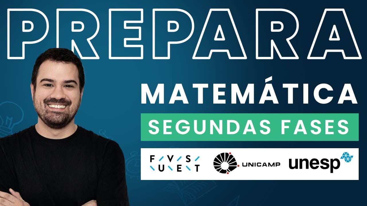 Thumbnail: REVISÃO SEGUNDA FASE - AULA 06 - REVISÃO UNESP - Prof. Gabriel Miranda